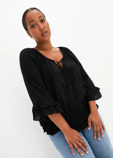 Tunika i mjuk viskos, bonprix