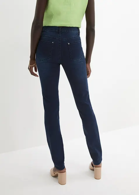 Jeans med bekv&auml;m midja, bonprix