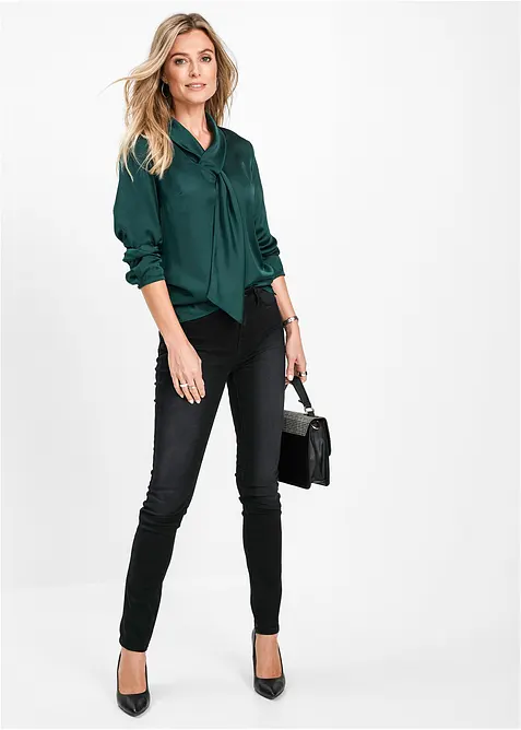 Jeans med bekväm midja, bonprix