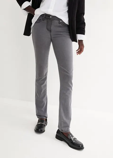 Slim Fit Jeans Mid Waist, Super Stretch, bonprix