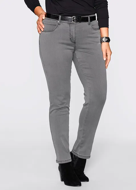Slim Fit Jeans Mid Waist, Super Stretch, bonprix