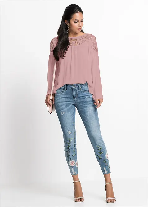 Tunika av mjuk viskos, bonprix