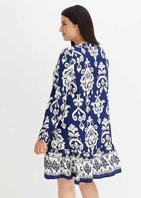 M&ouml;nstrad tunikakl&auml;nning i viskos med mjukt fall, bonprix