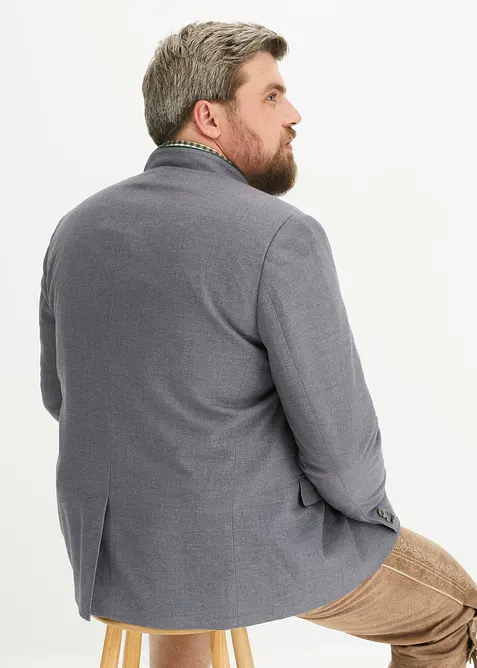 Folkdr&auml;ktsinspirerad jacka med yllelook, bonprix