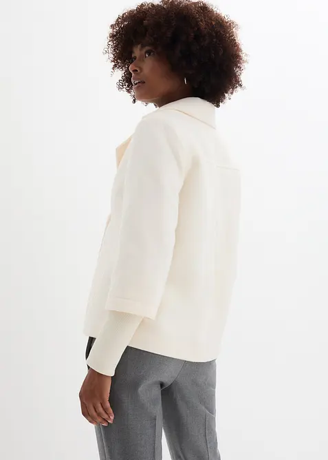 Skepparjacka med stickade &auml;rmar, bonprix