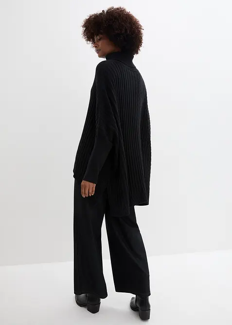 Oversizetröja med poncholook, bonprix