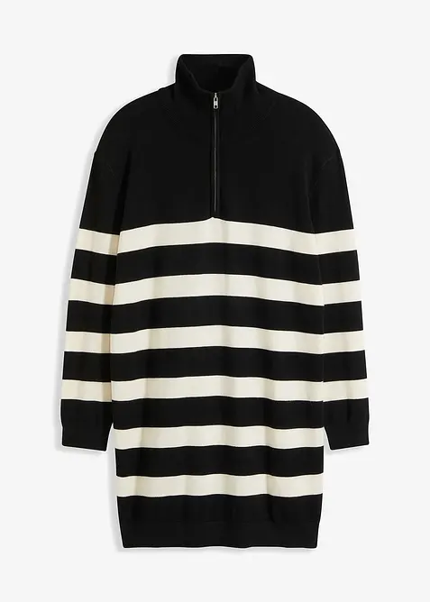 Stickad minikl&auml;nning, bonprix