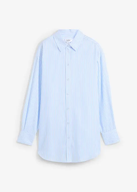 Skjortblus av ren bomull, bonprix