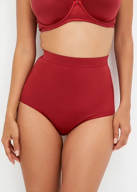 Shaping-stringtrosa i gl&auml;nsande material med l&auml;tt formande effekt (2-pack), bonprix