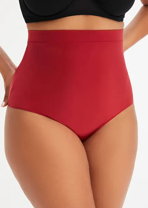 Shaping-stringtrosa i gl&auml;nsande material med l&auml;tt formande effekt (2-pack), bonprix