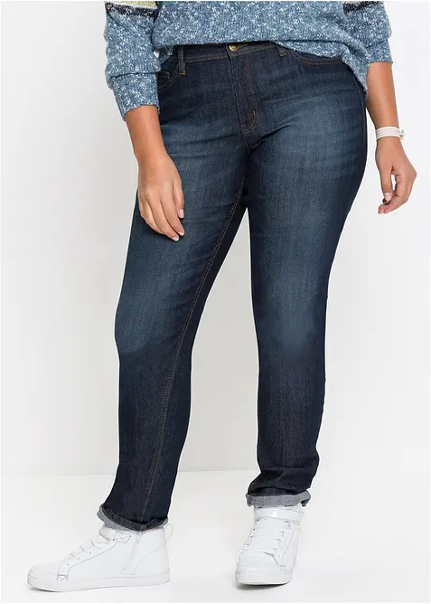 Mom Jeans Mid Waist, Stretch, bonprix