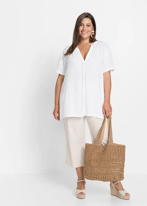 L&aring;ng tunika i h&aring;llbar viskos, bonprix