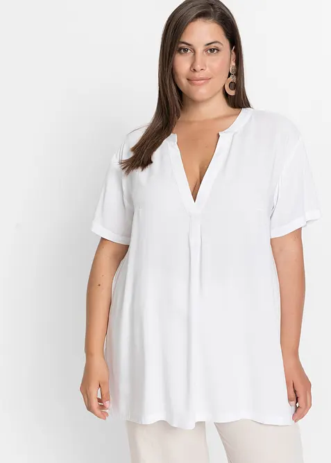 L&aring;ng tunika i h&aring;llbar viskos, bonprix