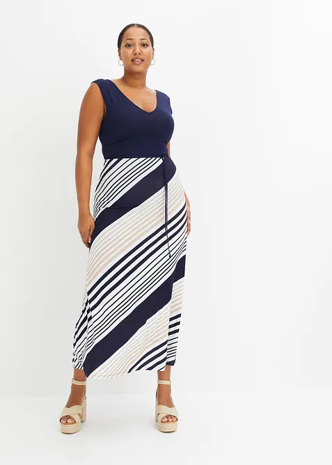 Maxikl&auml;nning i mjuk viskosmix, bonprix