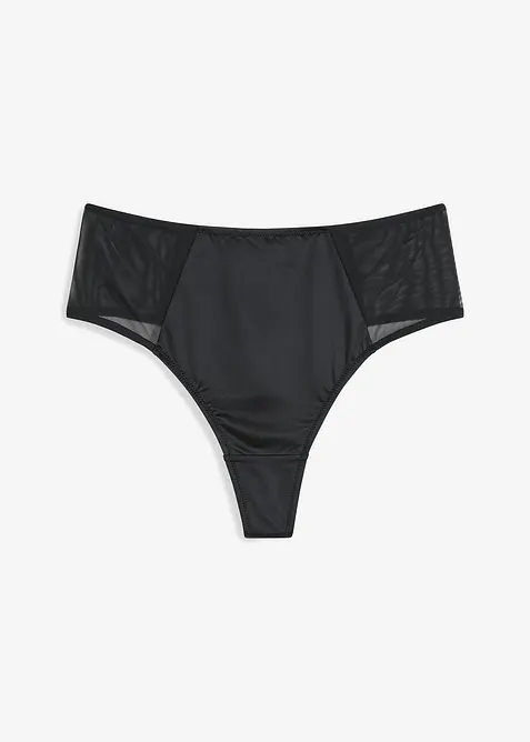 Midjestringtrosa med meshinfällning, bonprix