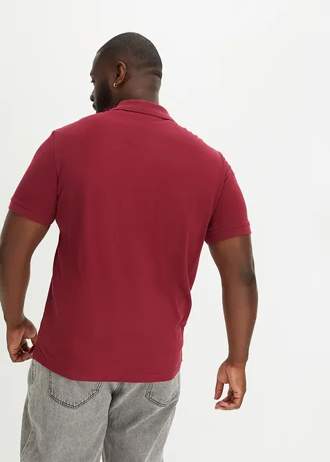 Kortärmad pikétröja i bomull, bonprix