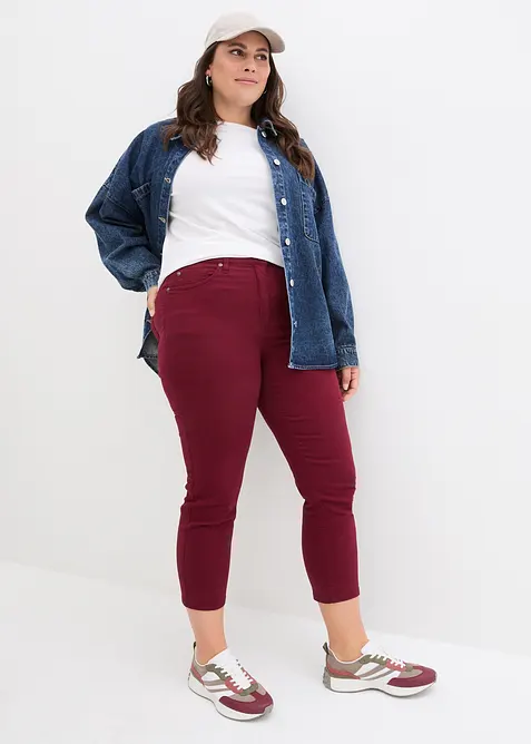 7/8-byxa, med hög midja, bonprix