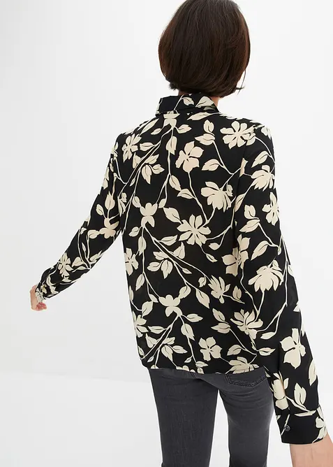 M&ouml;nstrad chiffongblus, bonprix