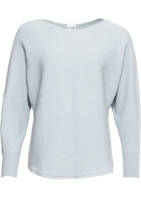 Ribbstickad oversizetr&ouml;ja, bonprix