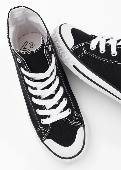 Sneakers med h&ouml;ga skaft, bonprix