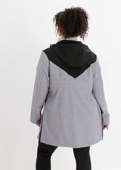 Mammakappa av softshell med babyficka, bonprix