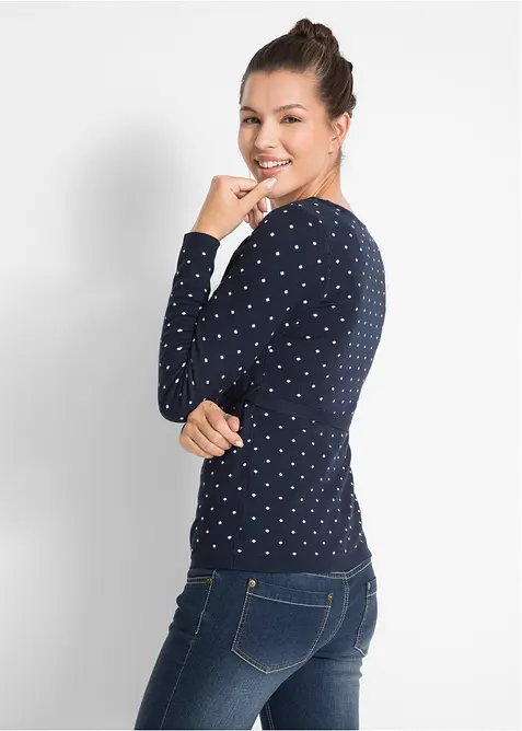 Mamma-/amningströja av finstickat material, bonprix