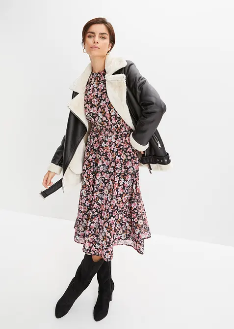 Mc-jacka av pälsimitation, bonprix