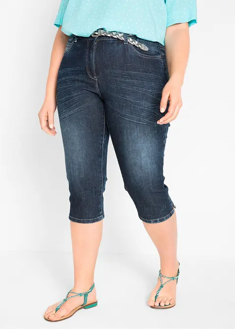 Stretch Straight Jeans Mid Waist, bonprix