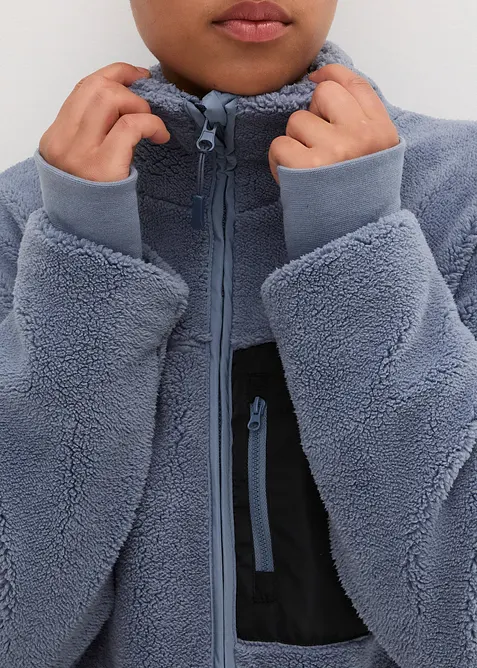 Jacka i teddyfleece, bonprix