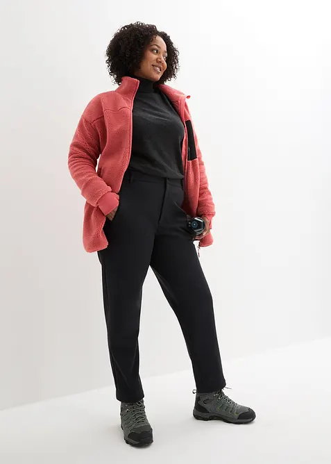 Vattenavvisande stretchig funktionsbyxa i softshell med bekväm midja, bonprix