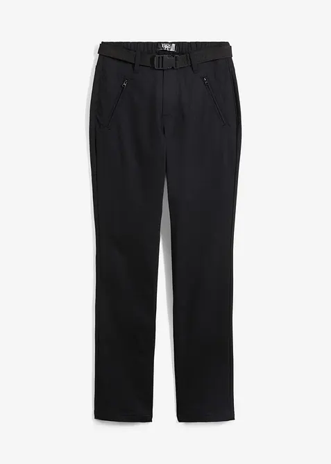 Vattenavvisande funktionsbyxa i stretchig twill med skärp, bonprix
