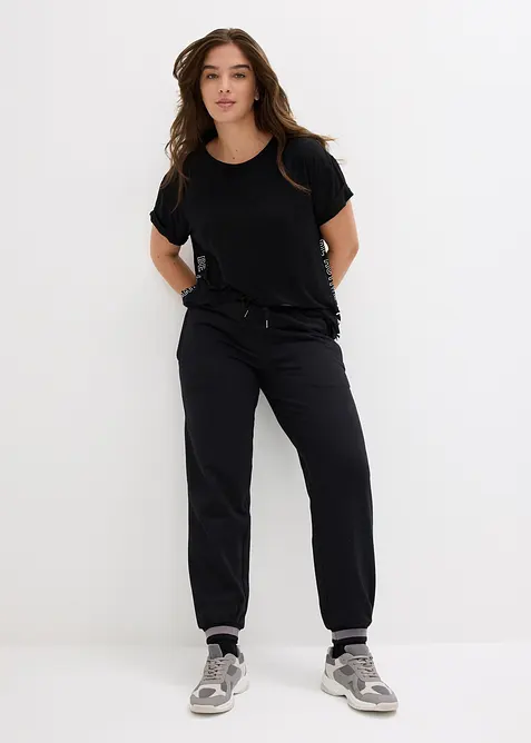 Svettisbyxa i bomullsmix (2-pack), bonprix