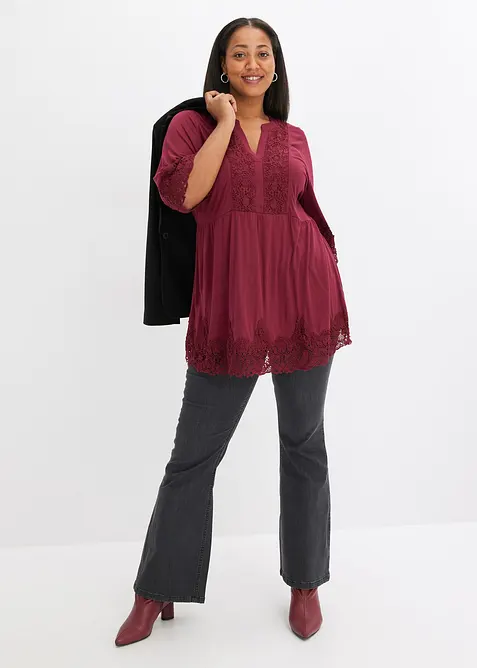 Tunika av viskos, bonprix