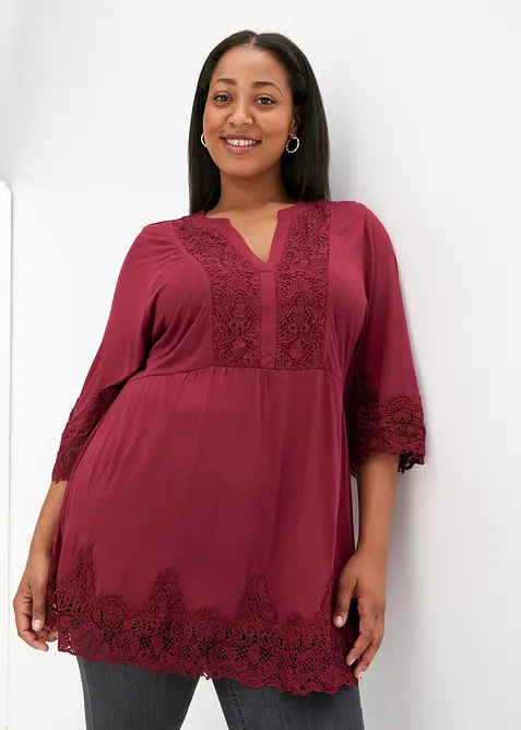 Tunika av viskos, bonprix