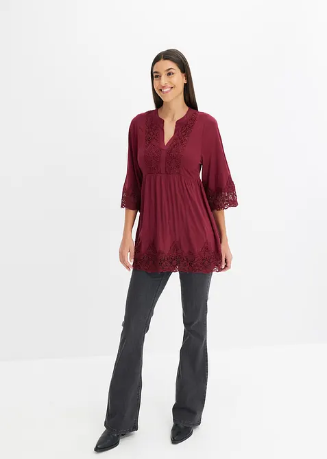 Tunika av viskos, bonprix