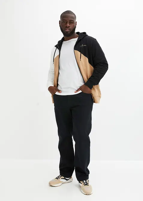 Stretchbyxa, klassisk passform, raka ben, bonprix