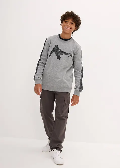 Sweatshirt av mjuk bomullsmix, bonprix