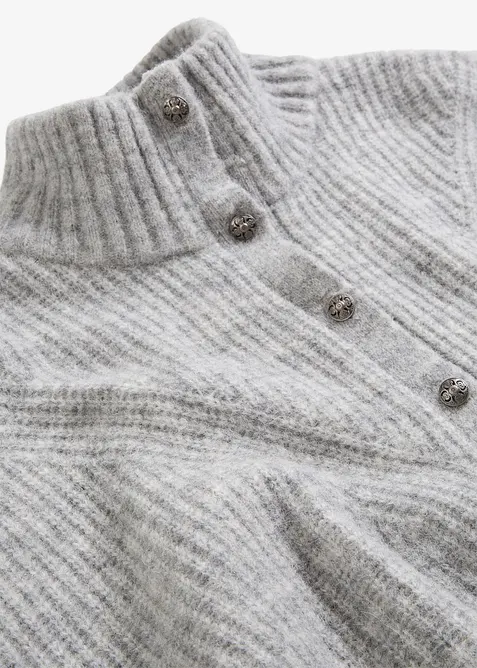 Oversizetr&ouml;ja i ylleblandning med alpackaull, bonprix