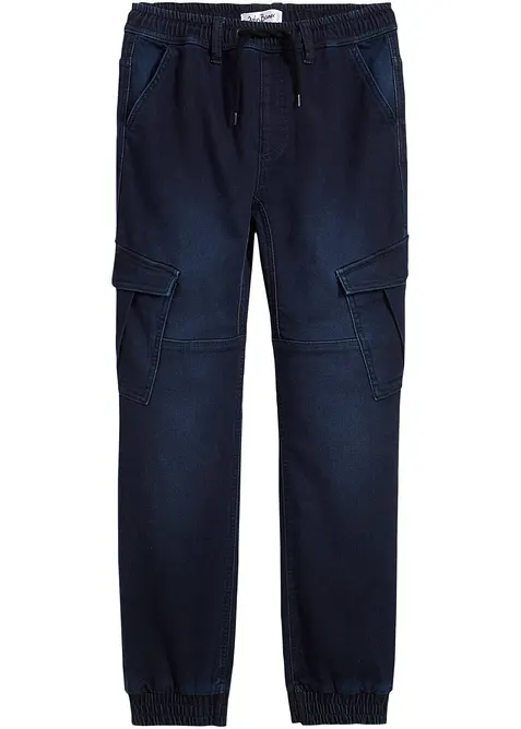 Barnjeans med cargofickor, Regular Fit, bonprix