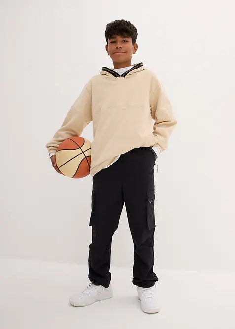 Stretchig softshellbyxa med vattenavvisande yta, bonprix