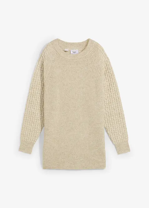 Stickad mamma-/amningströja, bonprix