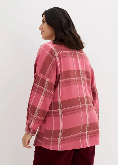 Flanellskjorta av ren bomull, bonprix