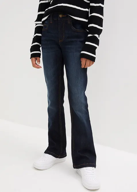 Flared Jeans Mid Waist f&ouml;r barn, bonprix