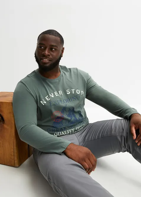 L&aring;ng&auml;rmad T-shirt (2-pack), bonprix