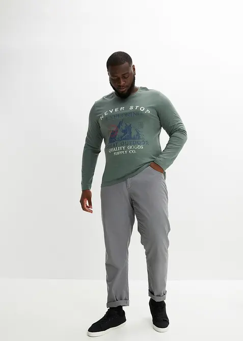 L&aring;ng&auml;rmad T-shirt (2-pack), bonprix