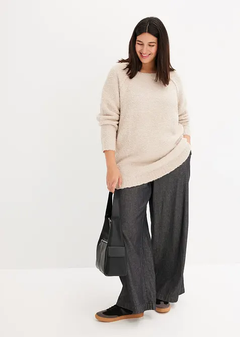 Tröja i teddygarn, bonprix