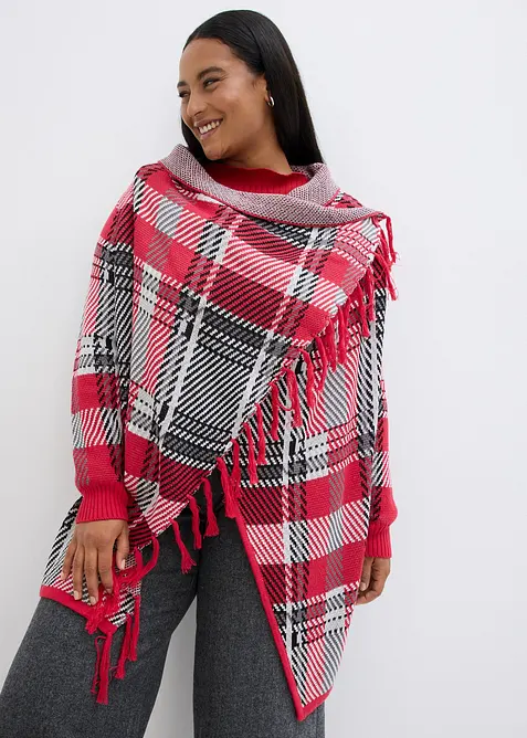 Lång cardigan med fransar, bonprix