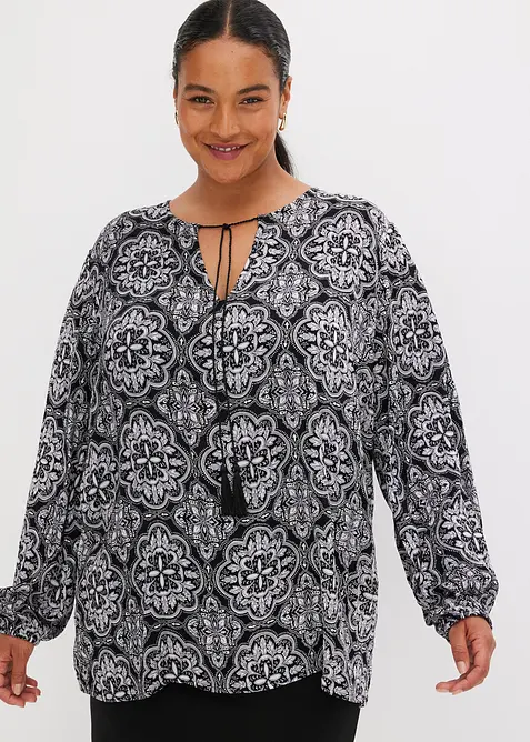 Blustopp av viskos med struktur, bonprix