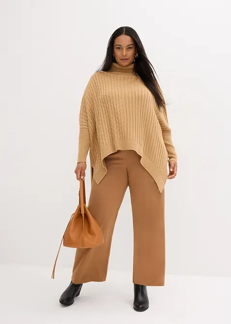 Oversizetr&ouml;ja med poncholook, bonprix