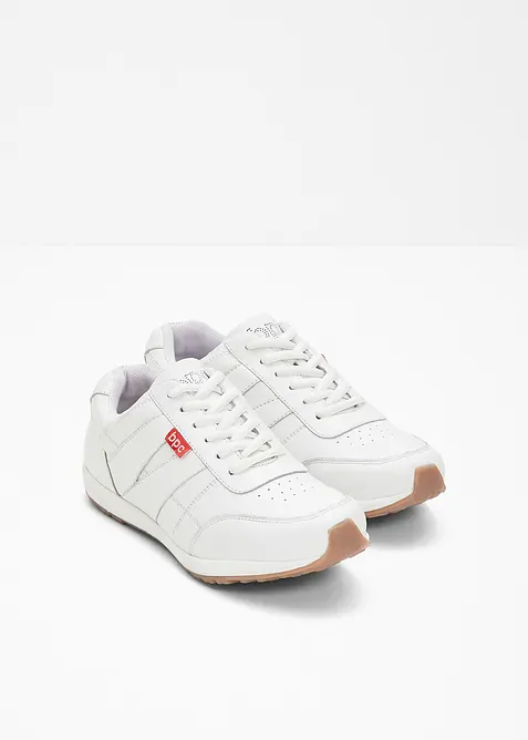 Sneakers i skinn, bonprix